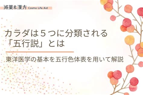 五行健康躁|カラダは5つに分類される「五行説」とは｜東洋医学 